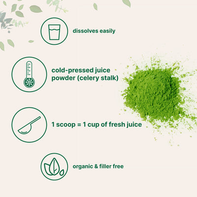 Organic Celery juice Powder Forms
