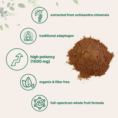 Organic Schisandra Berry Powder