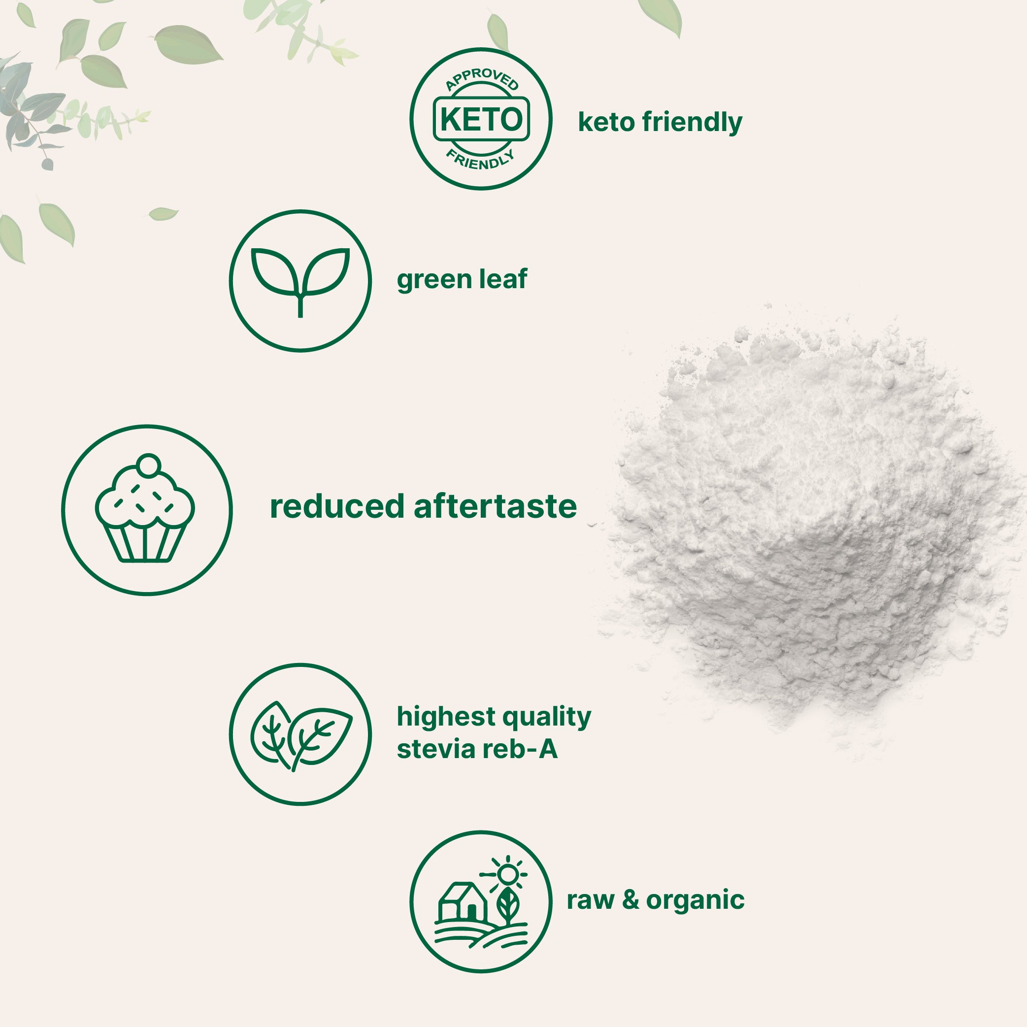 Micro Ingredients Organic Stevia Powder 8 Ounce