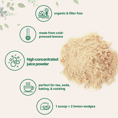 Organic Lemon Juice Powder Forms