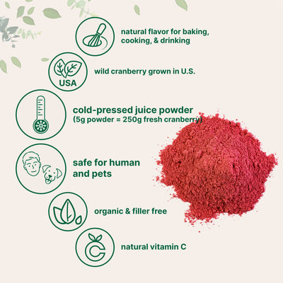 Organic Cranberry Juice Powder Forms