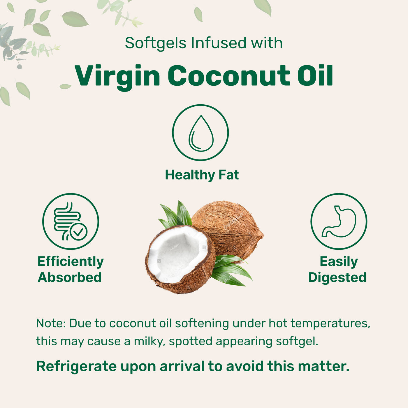 Benefits of Coconut Oil Softgels