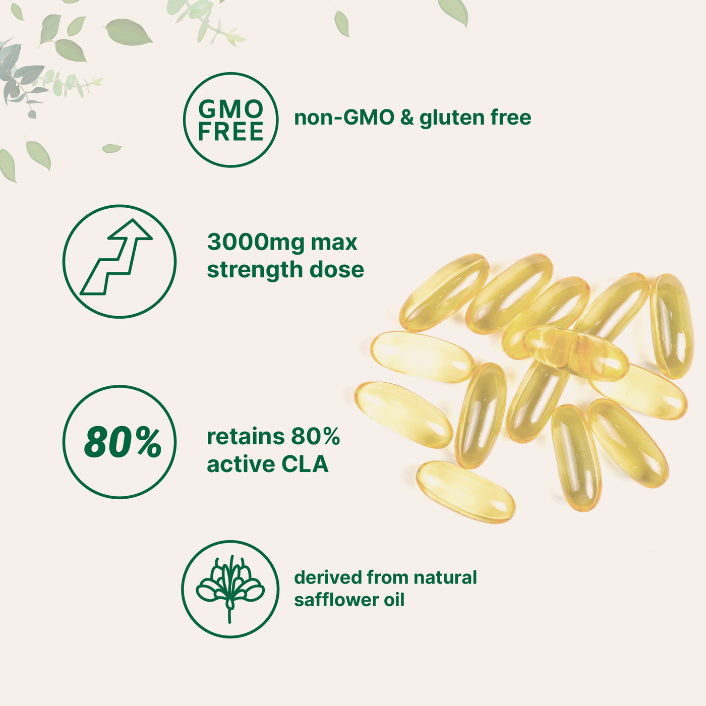 CLA, 300 Softgels Form