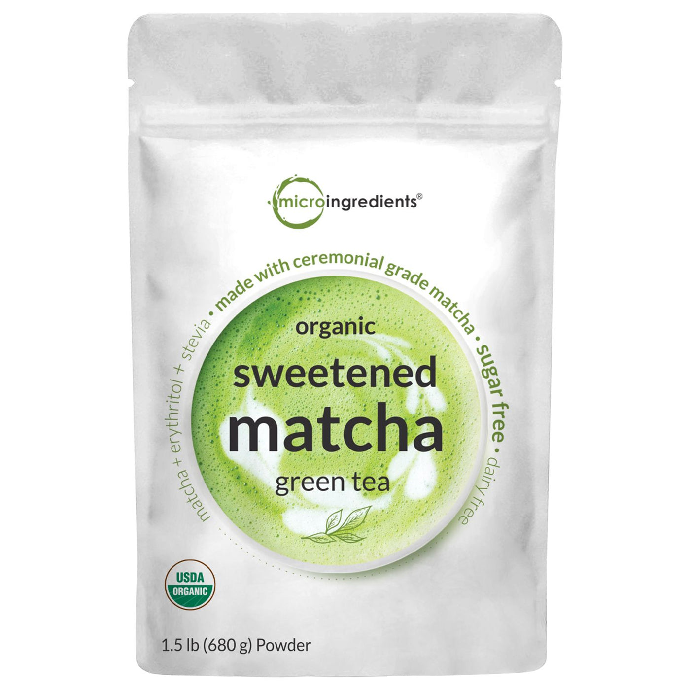 Organic Sweet Matcha Green Tea Powder, 24 Ounce