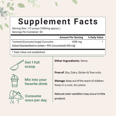 Turmeric Curcumin Powder