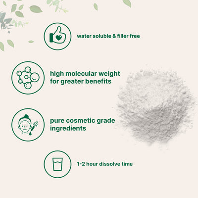 Hyaluronic Acid Powder, 30 Grams Powder Forms