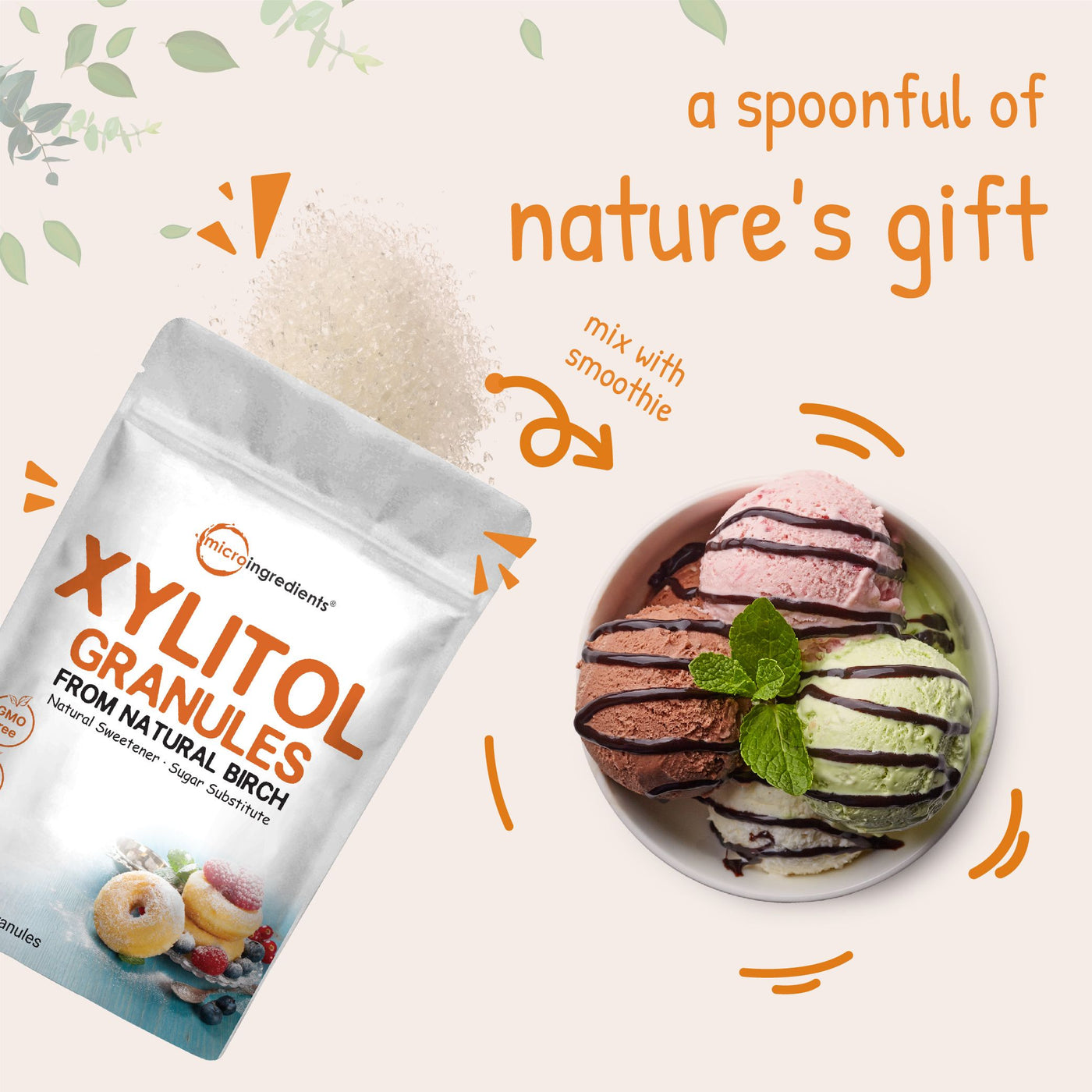 Xylitol Sweetener Granules