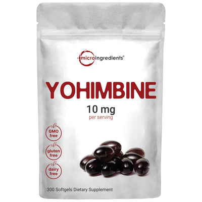 Micro Ingredients Yohimbine Softgels, 300 counts