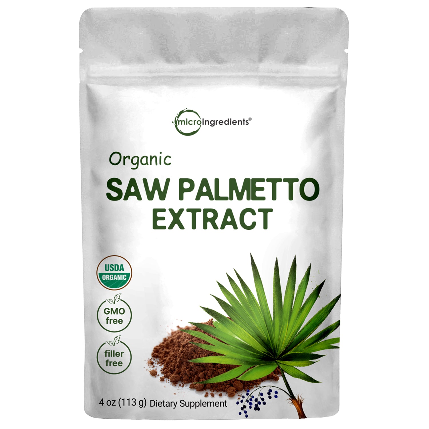 Best Saw Palmetto Supplement Organic Saw Palmetto Powder for Hair
