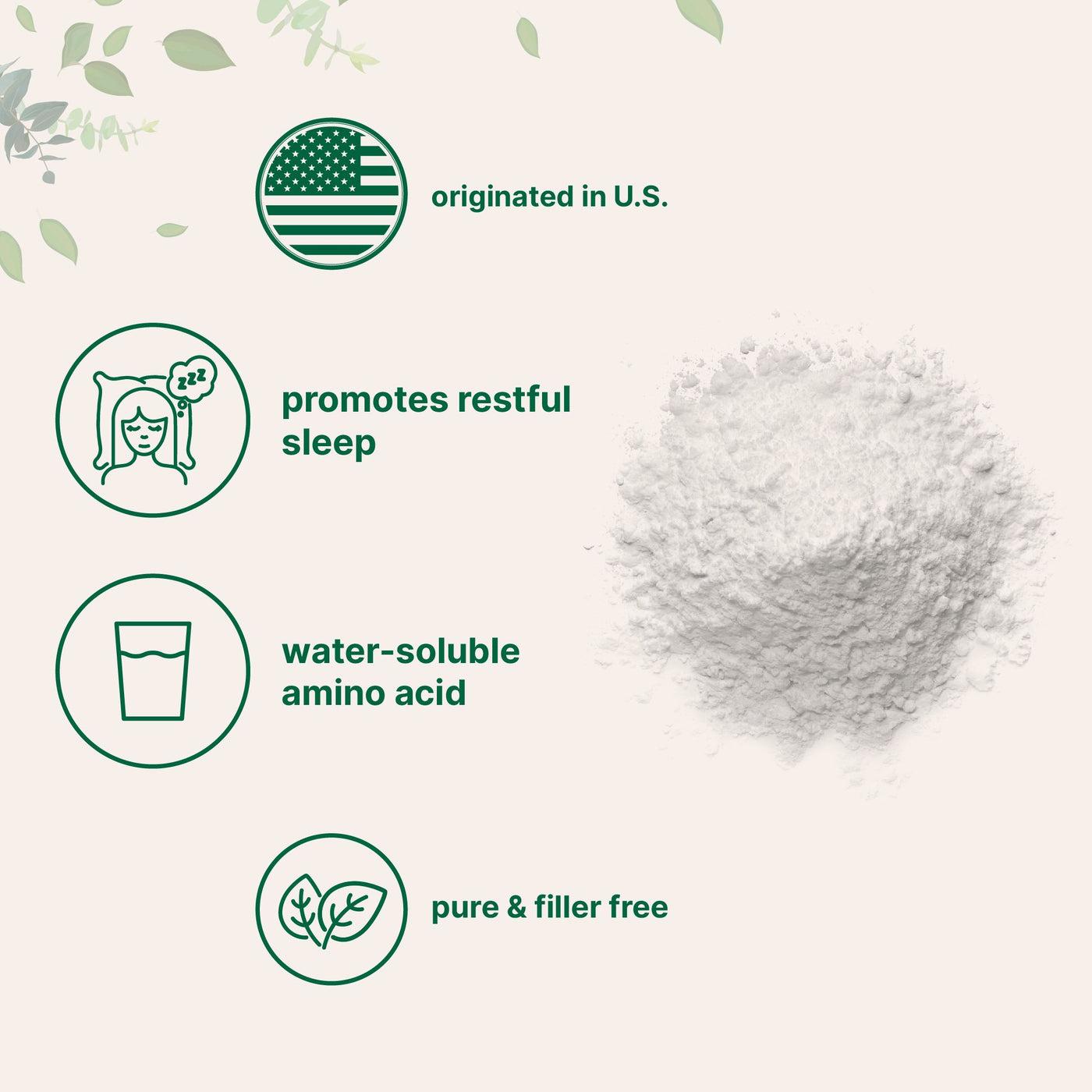 L-Glycine Powder forms